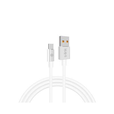 S-link Swapp SW-C508 2m 2.4A Usb to Micro Usb Beyaz Data Sarj Kablosu - 1