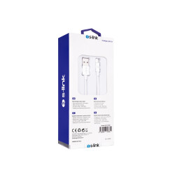 S-link Swapp SW-C508 2m 2.4A Usb to Micro Usb Beyaz Data Sarj Kablosu - 3