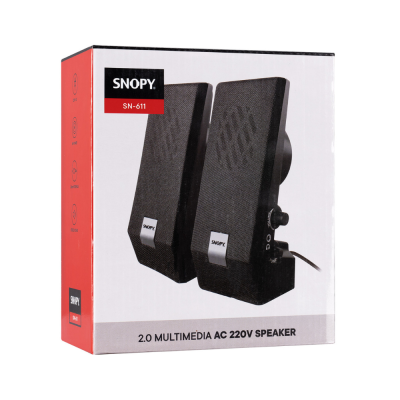 Snopy SN-611 2.0 AC 220V Speaker Hoparlör - 5