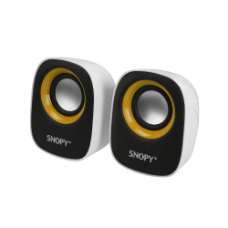 Snopy SN-120 2.0 Beyaz Sarı USB Speaker Hoparlör - 3