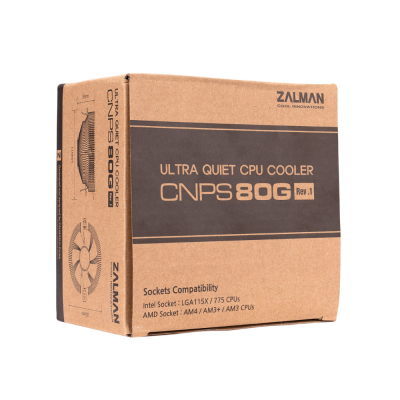 Zalman CNPS80G Ultra Sessiz CPU Fan - 5